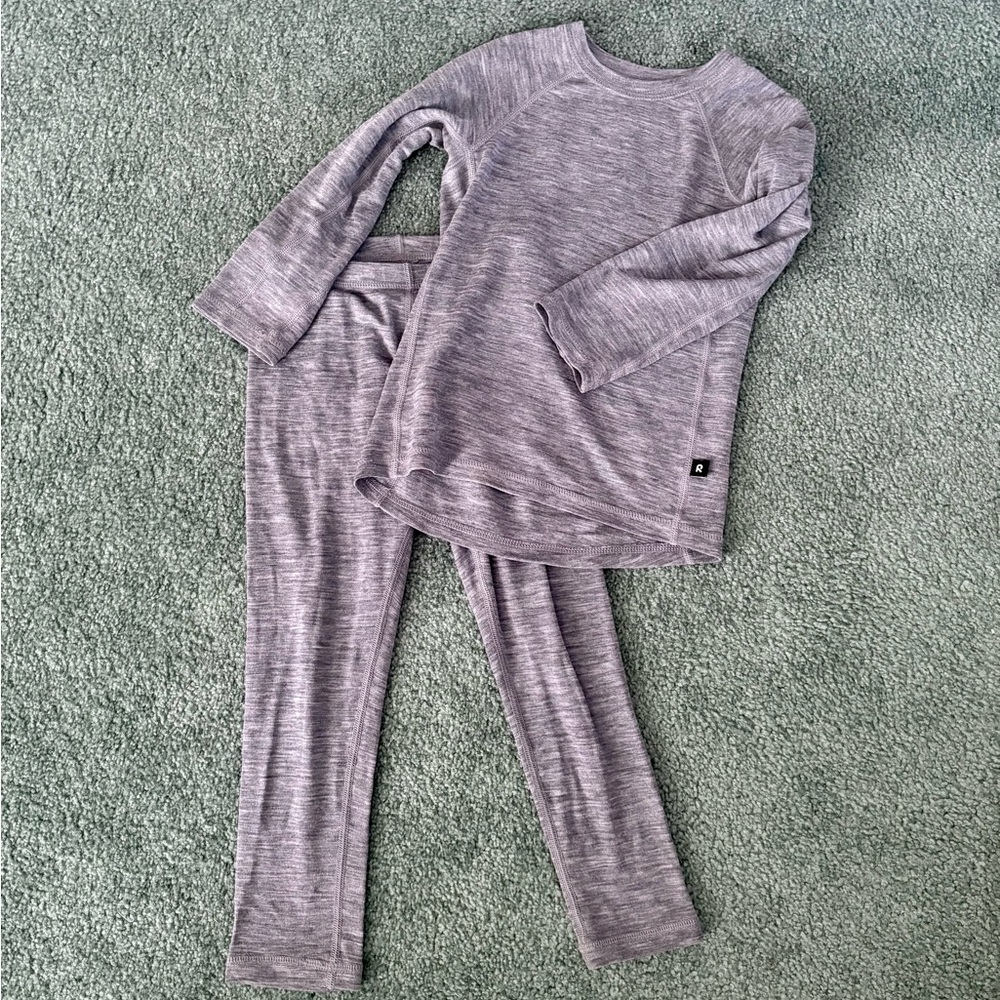 Reima Gray Wool Baselayer set size 5T/110